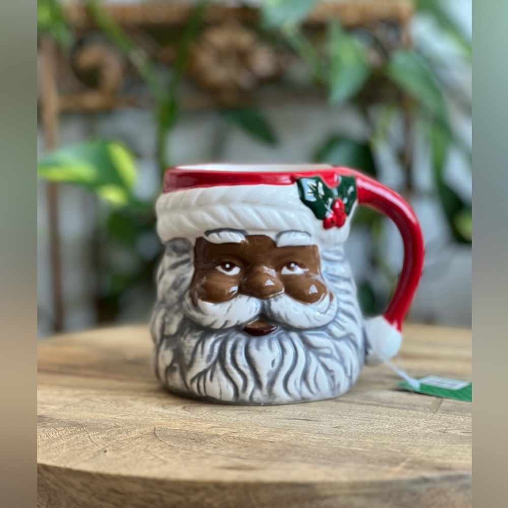Black Santa Claus Mug
